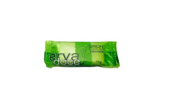 MINI SABONETE 11GR ERVA DOCE CX 500UNIDADES PARA HOTÉIS,POUSADAS,HOSTEL,AIRBNB,HOSTEL