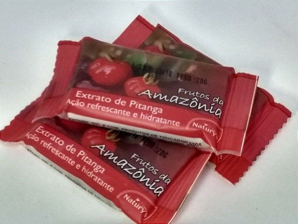 MINI SABONETE 15GR PITANGA CX 500UNIDADES PARA HOTEIS,MOTEIS,POUSADAS HOSTEL,AIRBNB