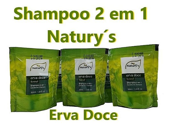 MINI SHAMPOO 2EM1 SACHE 30ML ERVA DOCE CX 200UN PARA HOTEIS,MOTEIS,POUSADAS,HOSTEL AIRBNB