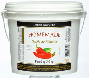 GELÉIA DE PIMENTA GOURMET BALDE 2KG P/ RESTAURANTE,FAST FOOD,HAMBURGUER ARTESANAIS E AFINS