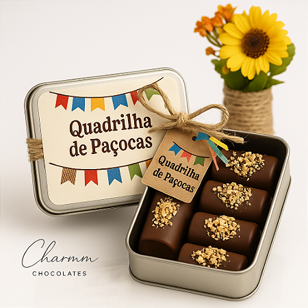 Latinha “Quadrilha de Paçocas” – Kit Prático