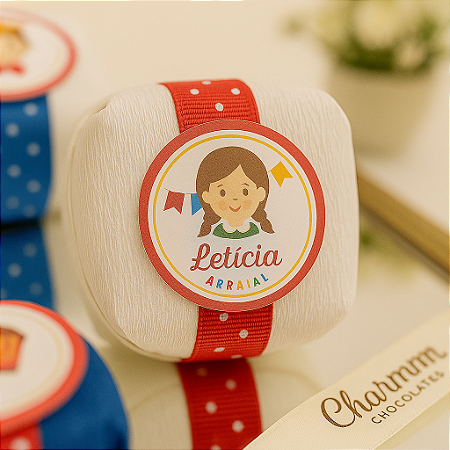 Pão de Mel Junino com Recheio Premium – Kit Arraiá Charmm (30 unid.)