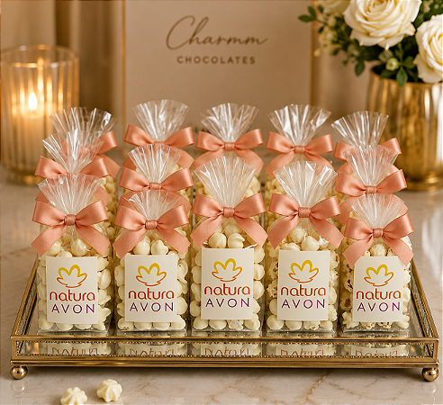 Pipoca Croquant Corporativa Personalizada | Brinde Gourmet Premium