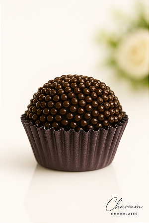 Noir Belga | Brigadeiro de Chocolate Belga com Miçangas para Eventos