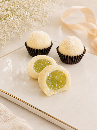 Perla Verde | Brigadeiro Gourmet de Uva com Leite Ninho para Eventos