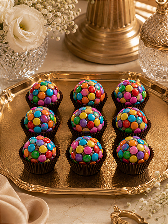 Vivace | Brigadeiro Gourmet com Confeitos Coloridos Crocantes para Eventos