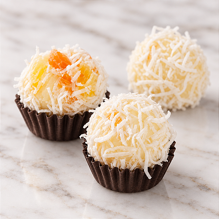 Lumine | Brigadeiro de Coco com Damasco para Mesas Elegantes