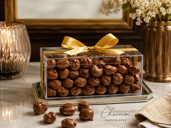 Coleção Croquant | Caixa Acrílica Premium Charmm Chocolates
