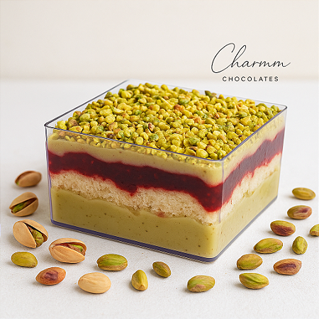 Box Pistache com Frutas Vermelhas | Sobremesa Premium 1,3kg
