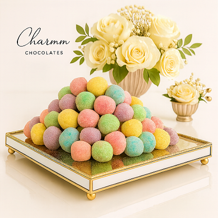 Pipoca Gourmet de Ninho Colorida a Granel