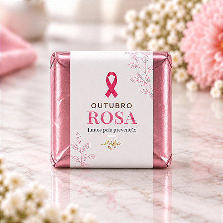 Ruban Rose | Barrinha de Chocolate 12g – Outubro Rosa
