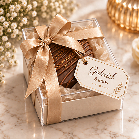 Éclat de Mel | Mini Pão de Mel Personalizado na Caixinha