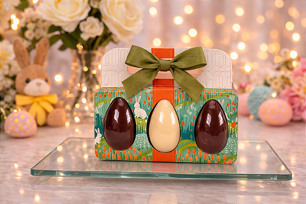 Caixa Renata | 3 Mini Ovos Recheados