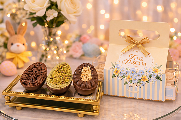 Trio Maria Flor | 3 Ovos de Colher Recheados