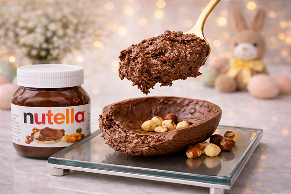 Ovo de Páscoa Crockella | Nutella e Massa Folhada