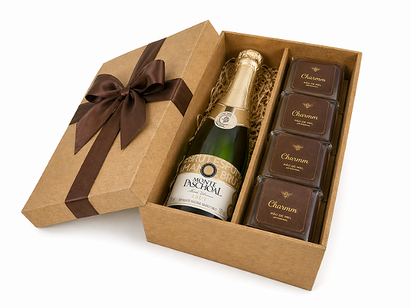 Gift Box Corporativa Premium com Espumante