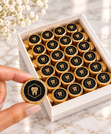 Charmm Chocolates – Cápsulas de Chocolate Personalizadas | Linha Corporativa Premium com Logo (100 unid)