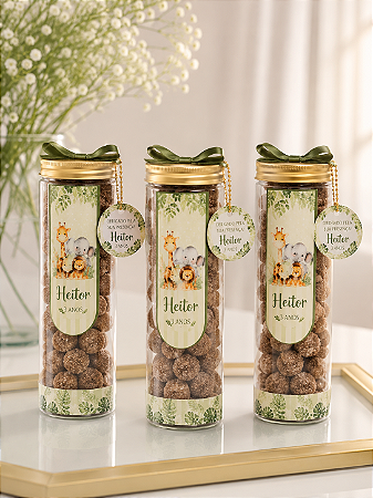 Tubo Premium 400 ml de Pipoca Gourmet Personalizado (12 unid)