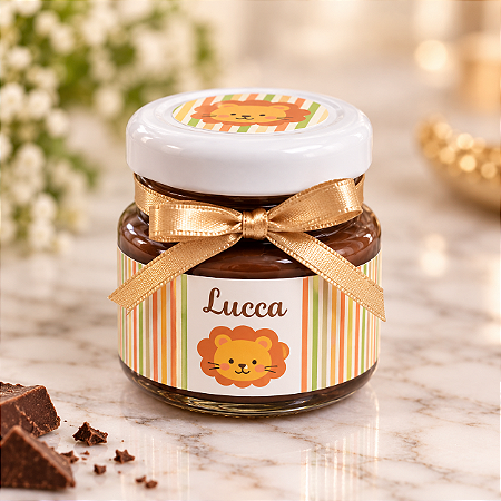 Brigadeiro Belga no Potinho de Vidro 40ml – Lembrancinha Personalizada