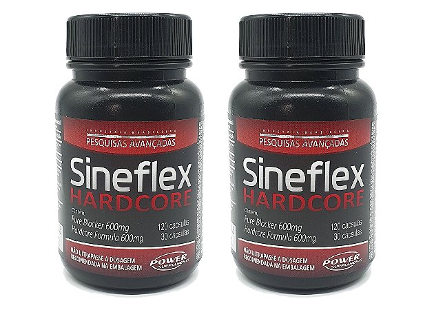 Sineflex Hardcore da Power Supplements (2 potes - 300 Cápsulas)