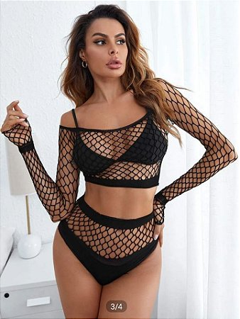 Conjunto Sensual Arrastão