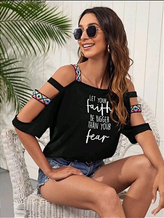 Camiseta Ocsional Slogan