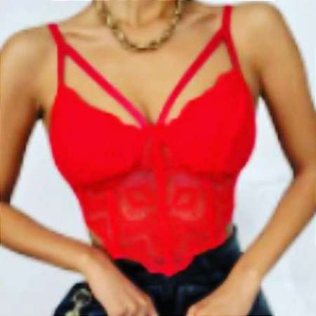 Cropped Sexy Assimétrico
