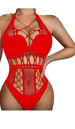 Body Recortado em Tule