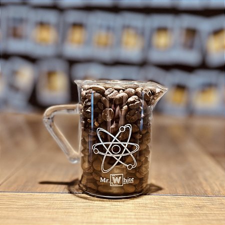 Caneca Becker de Vidro 150ml Linha Science – Átomo