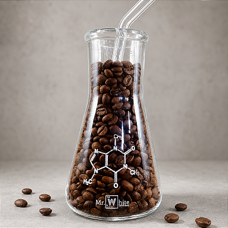 Copo Erlenmeyer 250 ml — Molécula Cafeína