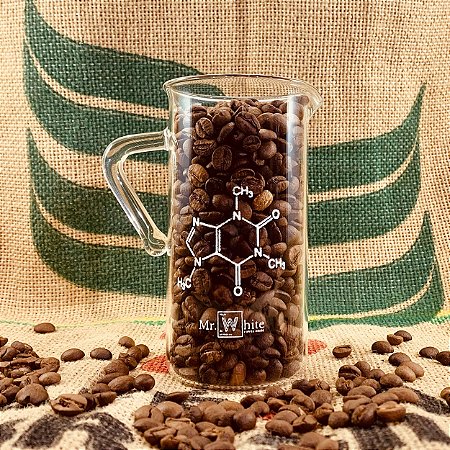 Jarra Becker de Vidro 250ml - Molécula Cafeína