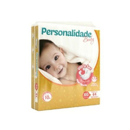 Fralda Personalidade Ultra Sec Hiper XG com 64 un