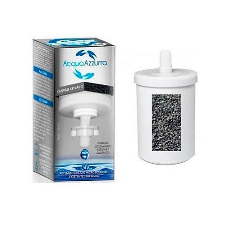 Vela Refil Para Filtro Barro Carvão Ativado AcquaAzzurra Cerâmico