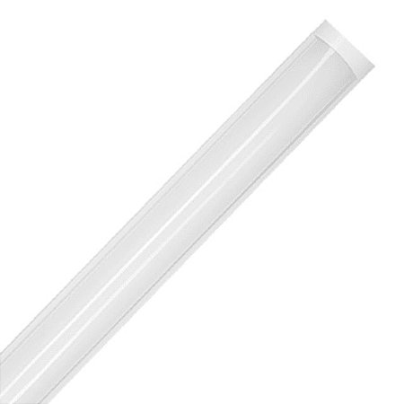 Luminária led Elegance Fit 72w com Driver Integrado Linear Sobrepor 4360 lumens Bivolt 6500k Branco Frio 1 Ano Garantia