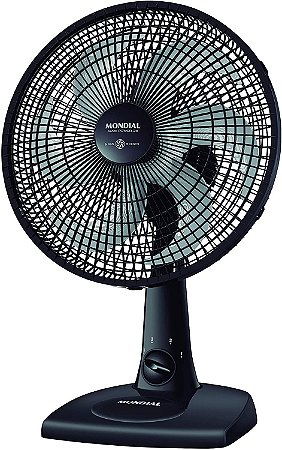 Ventilador de Mesa 30cm Mondial 220V Maxi Power V-30 6 Pás 3 Velocidades Preto - 1 Ano Garantia