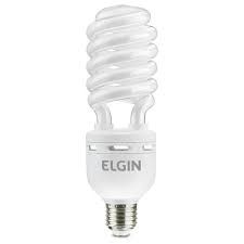 Lâmpada Espiral Fluorescente 11W Elgin Compacta 110V 6400K Branca Fria 616lm E27 - 1 Ano de Garantia
