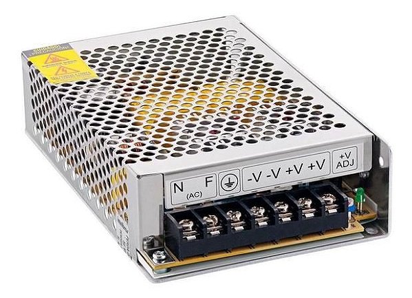 Fonte Chaveada Colmeia 10A 12V 120W Bivolt Estabilizadora para CFTV/ Computador /Câmeras segurança/ Fita led/ Som/ Rádio