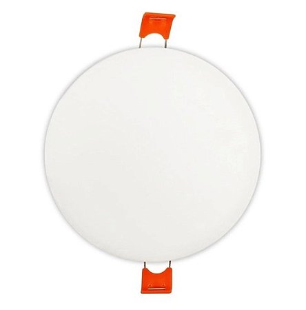 Painel Borda Infinita Embutir / Sobrepor 36W Bivolt Redondo Branco Quente 3000K