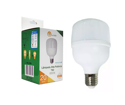 Lâmpada Led 20w 6500K Branco Frio Bulbo Soquete E27