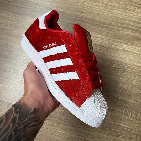 Tênis Adidas Superstar - Vermelho - 2D Imports
