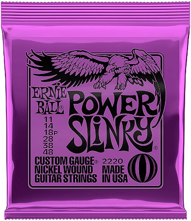 Encordoamento Ernie Ball Guitarra 011 Power Slink Original
