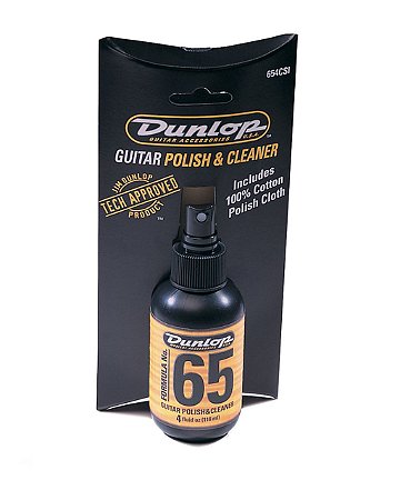 Limpador Polidor F65 Com Flanela Guitarra Baixo Dunlop