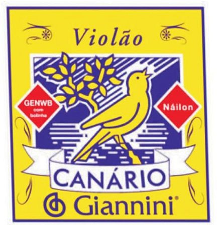 Encordoamento Violão Nylon Canário Giannini Com Bolinha