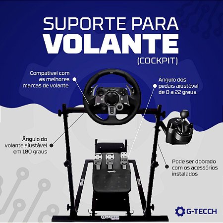 SUPORTE PARA VOLANTE (COCKPIT SIMULADOR)
