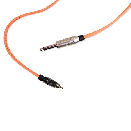 Clip Cord RCA - Electric Ink - Laranja