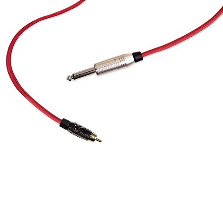 Clip Cord RCA - Electric Ink - Vermelho