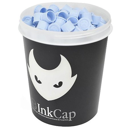 Batoque de Silicone Ink Cap Azul - Electric Ink - P (500un)