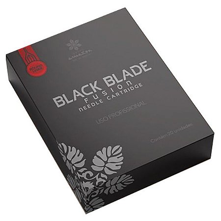 Cartucho Tattoo Black Blade Fusion - Amazon - 1004RL 20un