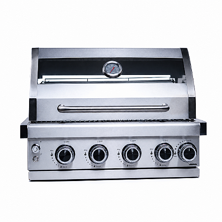 Churrasqueira a Gás Ultra Aço inox Infrared 4 Queimadores Led - Embutir