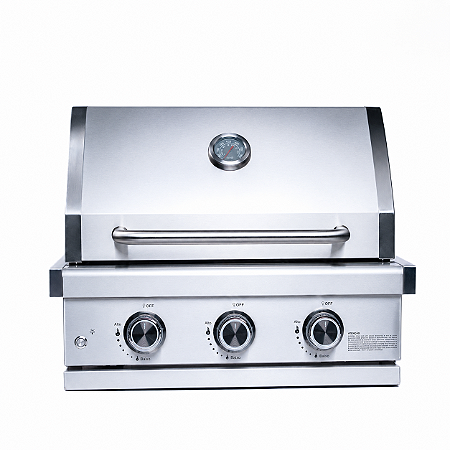 Churrasqueira a Gás Smart Aço inox 3 Queimadores – Embutir